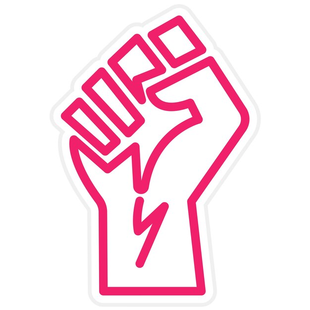 Vector vector design activism icon style