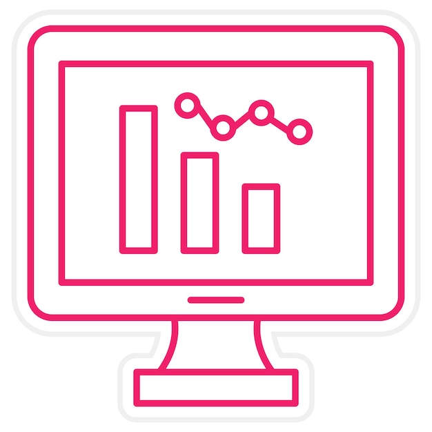 Vector Design Analytics Icon Style