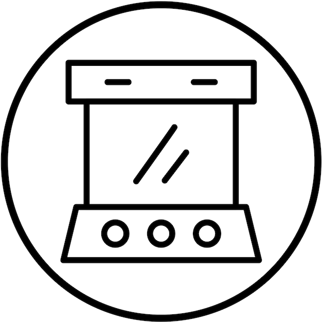 Vector Design Arcade Icon Style