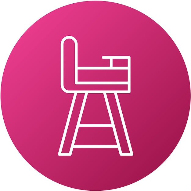 Vector Design Baby Chair Icon Style