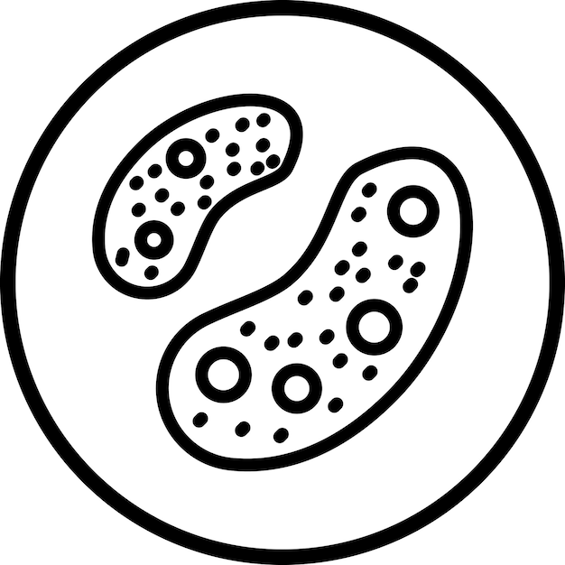 Vector Design Bacteria Icon Style