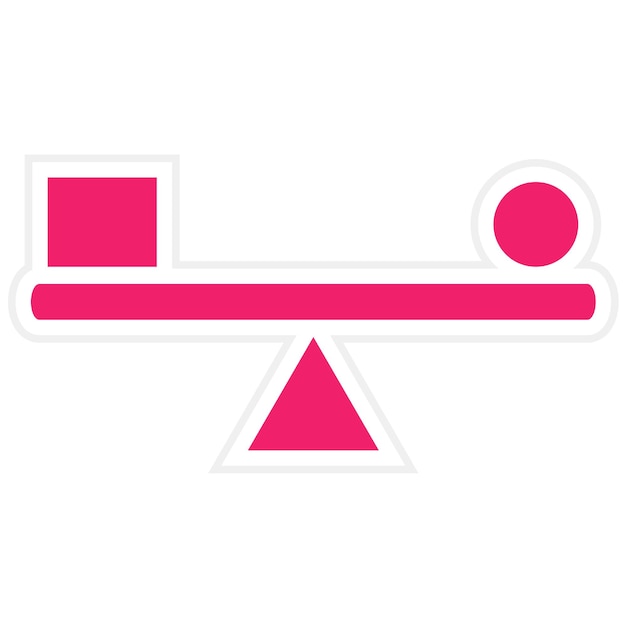 Vector vector design balance icon style