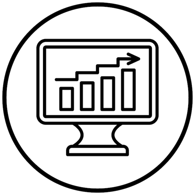 Vector Design Bar Chart Icon Style