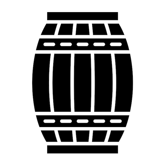 Vector Design Barrel Icon Style