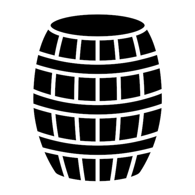 Vector Design Barrel Icon Style