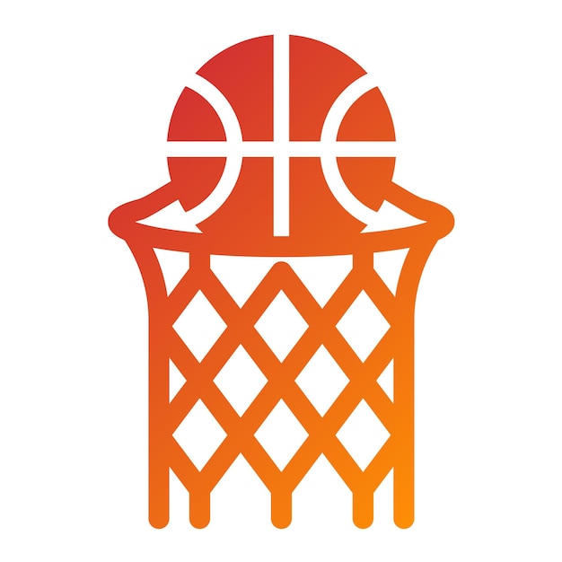 Vector Design Basketball Icon Style