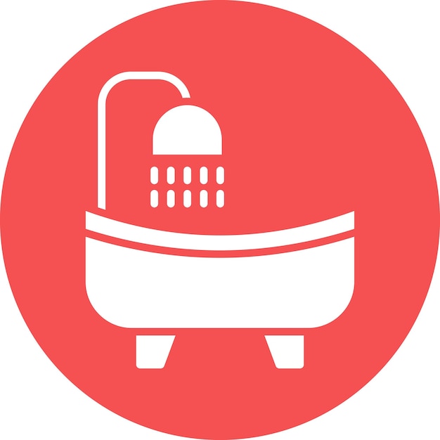 Vector Design Bathtub Icon Style