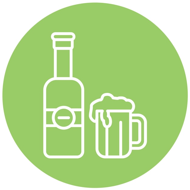 Vector Design Beer Icon Style