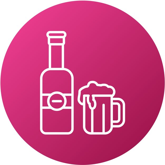 Vector Design Beer Icon Style