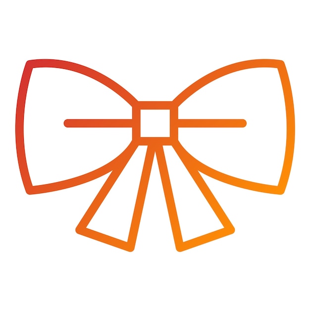 Vector vector design bow tie icon style