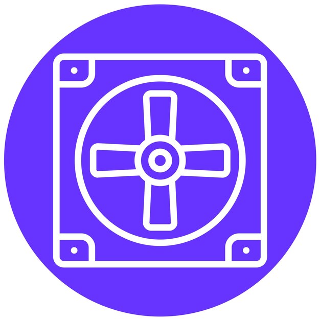 Vector Design Box fan Icon Style