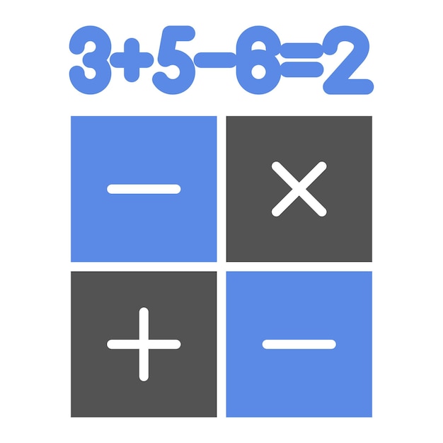 Vector Design Calculation Icon Style