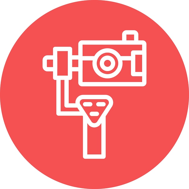 Vector Design Camera Gimbal Icon Style