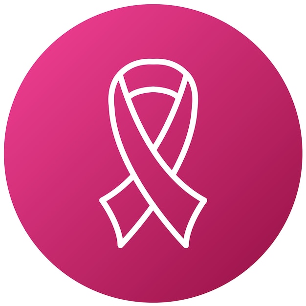 Vector Design Cancer Awareness Icon Style