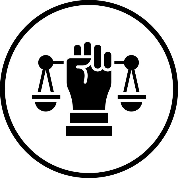 Vector vector design civil rights icon style