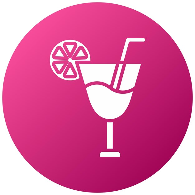 Vector Design Cocktail Icon Style