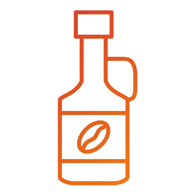 Vector Design Coffee Syrup Icon Style