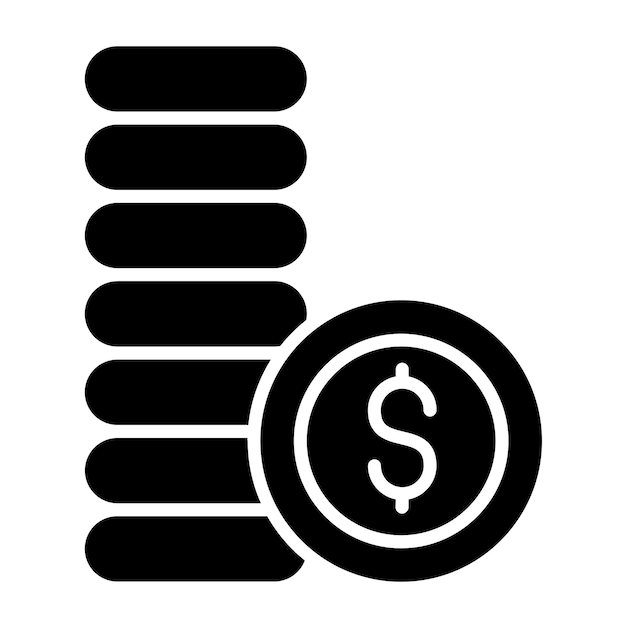 Vector Design Coins Icon Style