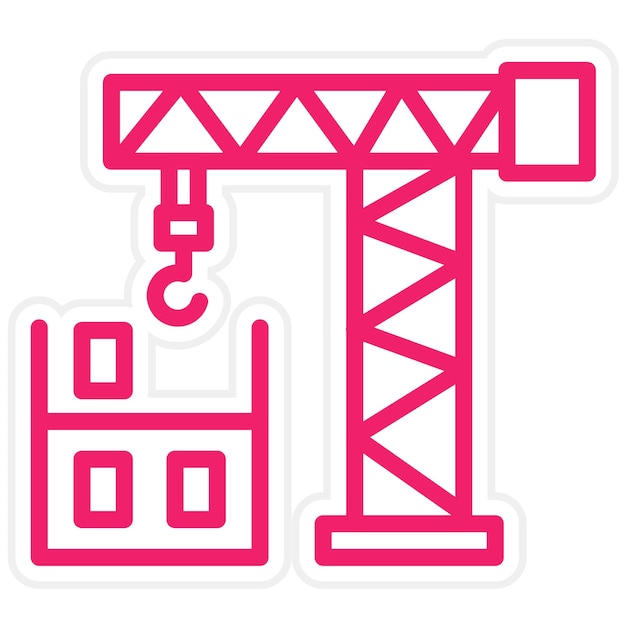 Vector vector design construction icon style