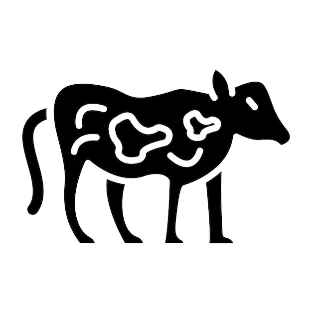 Vector Design Cow Icon Style