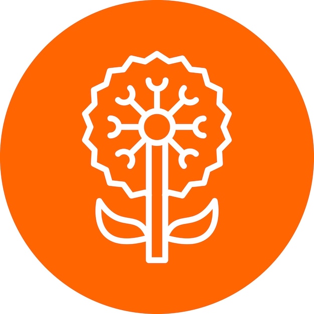 Vector Design Dandelion Icon Style