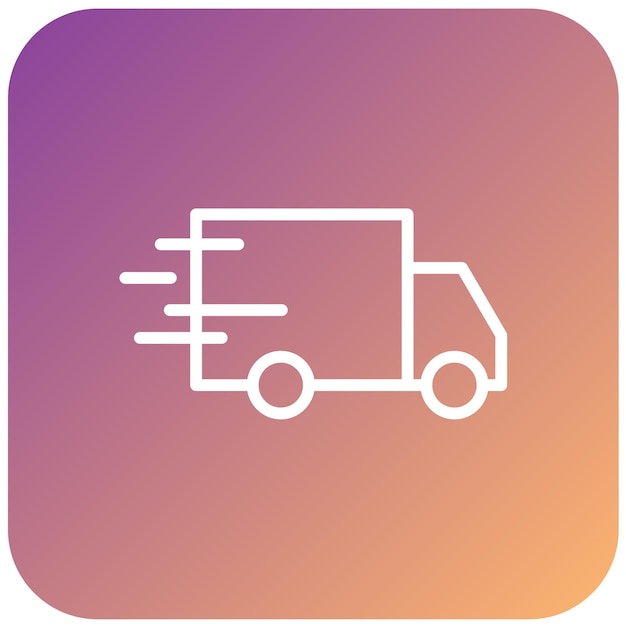 Vector Design Delivery Truck Icon Style