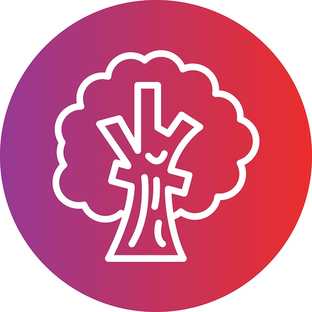 Vector Design Dry Tree Icon Style