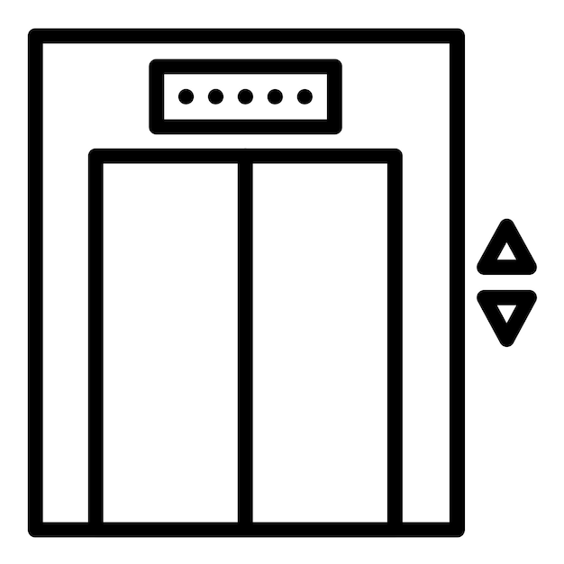 Vector Design Elevator Icon Style