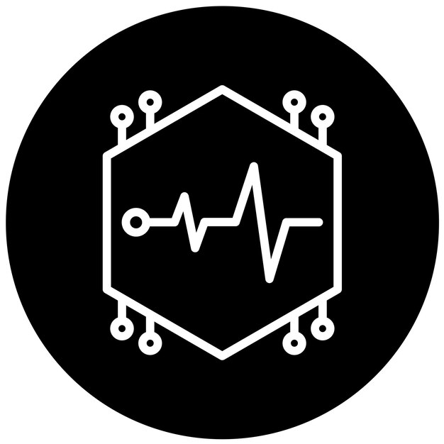 Vector vector design evolutionary pulse icon style