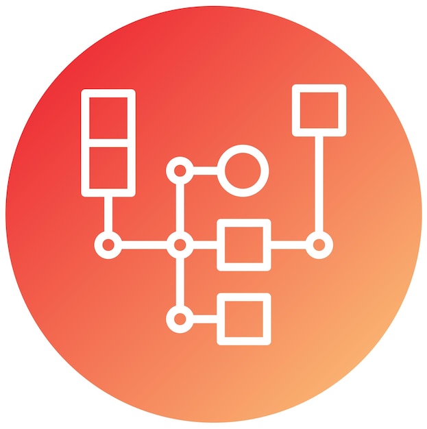 Vector Design Flowchart Icon Style