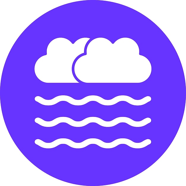 Vector Design Foggy Icon Style