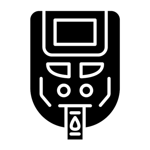 Vector Design Glucometer Icon Style