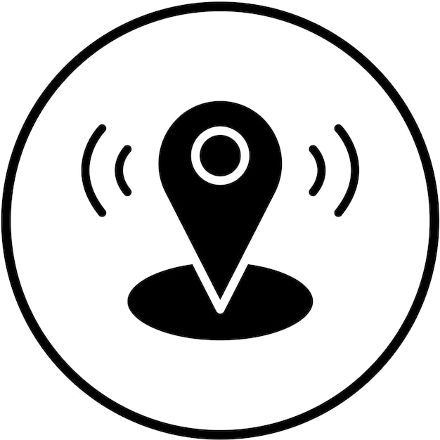 Vector vector design gps icon style