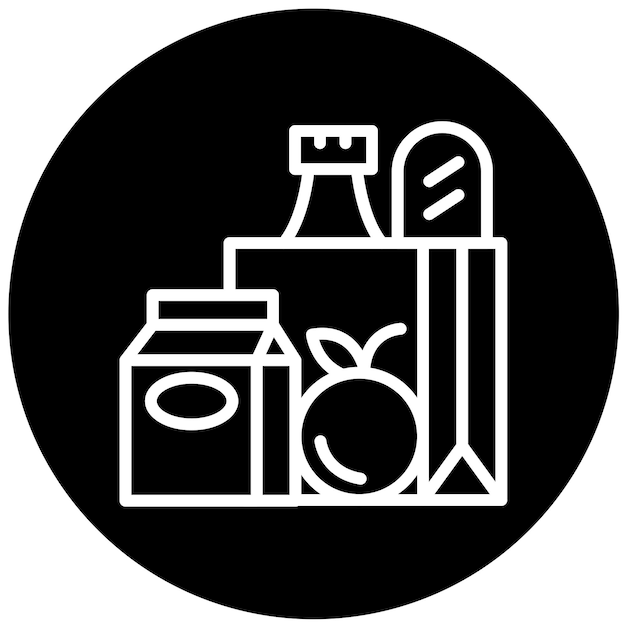 Vector vector design groceries icon style