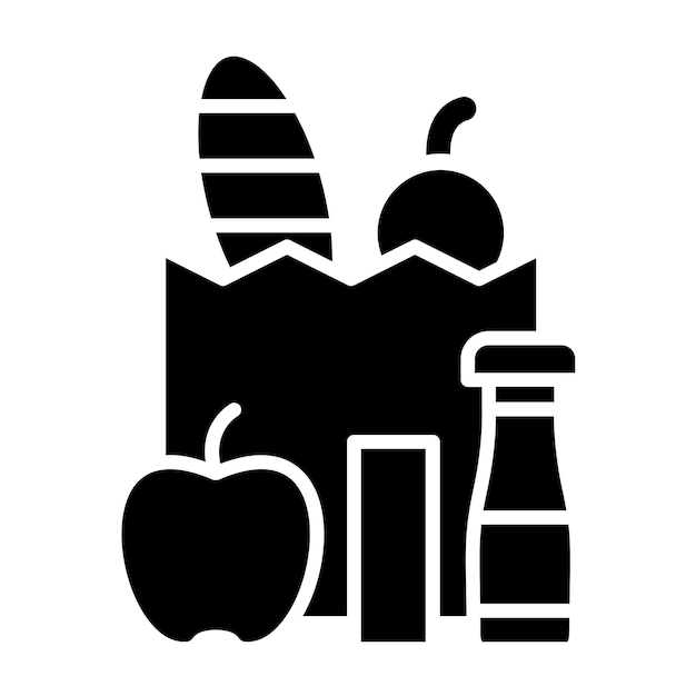 Vector Design Grocery Icon Style