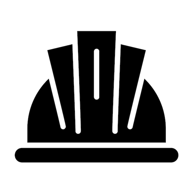 Vector vector design hardhat icon style