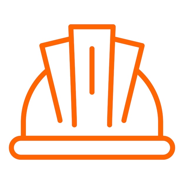 Vector vector design hardhat icon style