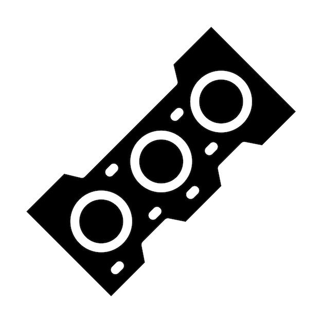 Vector vector design head gasket icon style