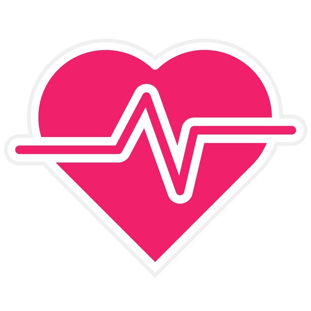 Vector Design Health Heart Icon Style