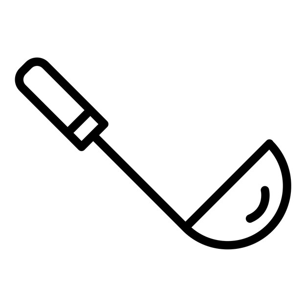 Vector vector design ladle icon style