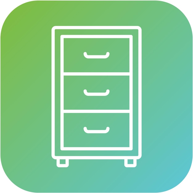 Vector Design Night Stand Icon Style