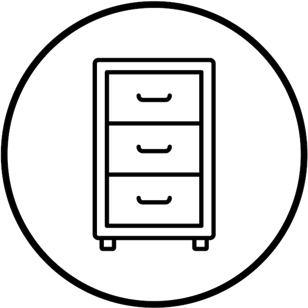 Vector Design Night Stand Icon Style