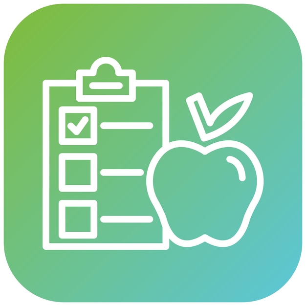 Vector Design Nutrition Icon Style