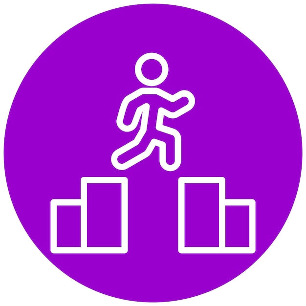 Vector Design Parkour Icon Style