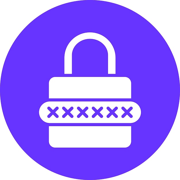 Vector vector design password icon style