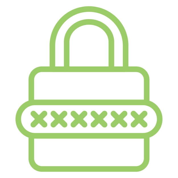 Vector vector design password icon style