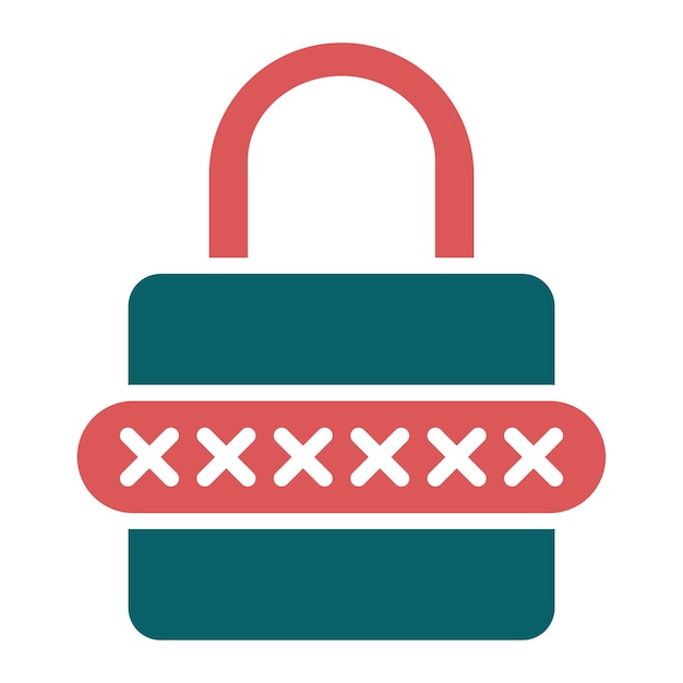 Vector vector design password icon style