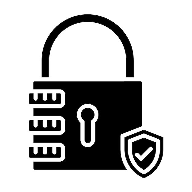 Vector Design Password Locked Icon Style