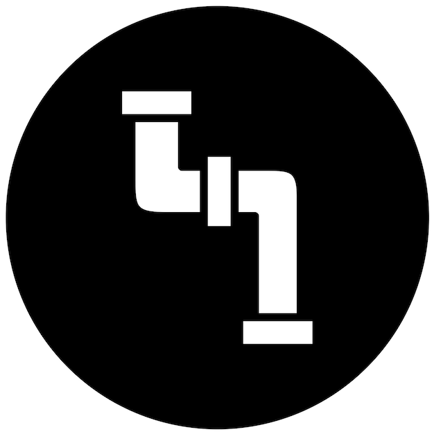 Vector vector design plumbing pipe icon style