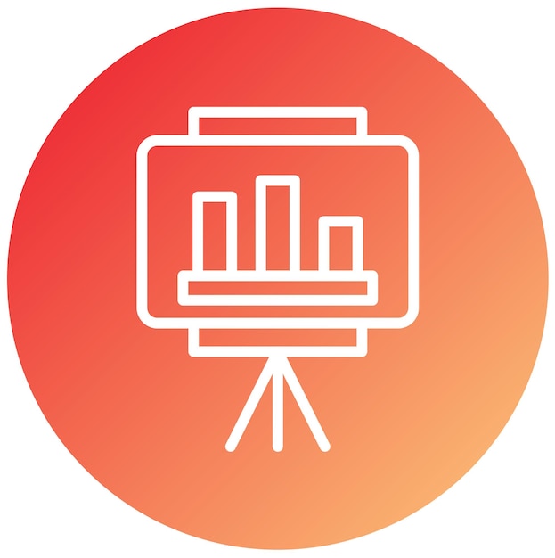 Vector Design Presentation Icon Style